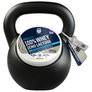 Whey Protein 100% Puro Zero Lactose 900g - Embalagem Kettlebell Wod Nutrition - Rende 30 Doses