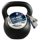 Whey Protein 100% Puro Zero Lactose 900g - Embalagem Kettlebell Wod Nutrition - Rende 30 Doses