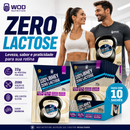 Display com 10 Sachês de Whey Protein 100% Concentrado Zero Lactose 30g – WOD NUTRITION