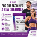 CREATINA MONOHIDRATADA 500g STAND UP POUNCH - rende 100 doses
