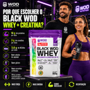 Whey Protein Com Creatia Sabor Chocolate 900g Black Wod - Wod Nutrition