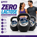 Whey Protein 100% Puro Zero Lactose 22g de proteínas por dose de 30g Chocolate 900g - Embalagem Kettlebell Wod Nutrition - Rende 30 Doses
