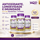 Kit 3 uni. Resveratrol 165mg + Licopeno 5mg ( 60 Cápsulas de 500mg)
