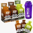 Kit Energy Gel Wod Run + 30g - 3 Displays C/ 10 Unidades  - Com Cafeína, Taurina e Carboidratos Palatinose, Maltodextrina e Frutose.