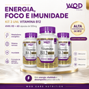 Kit 3 uni. Vitamina B12 414% VD – WOD NUTRITION | 60 Cápsulas de 500mg