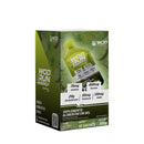 Energy Gel Wod Run+  30g - Display C/ 10 Unidades - Abacaxi C/ Hortelâ - Com Cafeína, Taurina e Carboidratos Palatinose, Maltodextrina e Frutose.