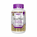 Iron Wod Ferro 34,31mg + Vit.B12 2,4mcg (60 Cápsulas de 500mg) - WOD NUTRITION