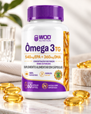 Ômega 3 TG 60 Cápsulas Softgel – 540mg EPA + 360mg DHA | WOD Nutrition