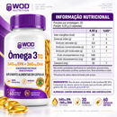 Ômega 3 TG 60 Cápsulas Softgel – 540mg EPA + 360mg DHA | WOD Nutrition