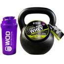 Whey Protein Concentrado 100% Puro  21g de proteínas por dose de 30g Chocolate 900g Embalagem Kettlebell Wod Nutrition - Rende 30 Doses